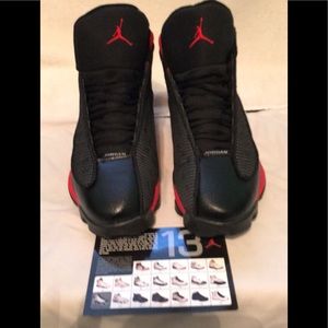 Jordan Retro 13 “Bred Black True Red “